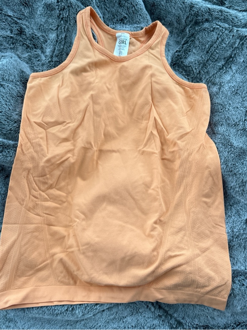 Athleta Peachy Orange Racerback Tank